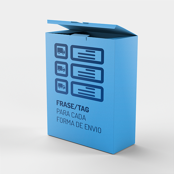 Frase/Tag para cada Forma de Envio