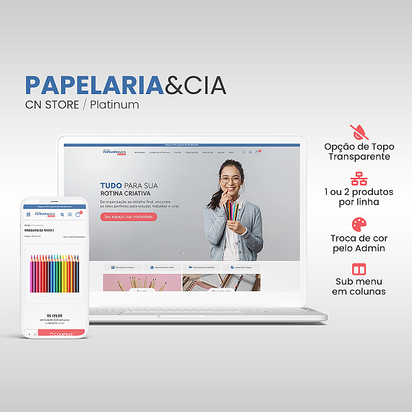 CN STORE - Platinum (Papelaria)