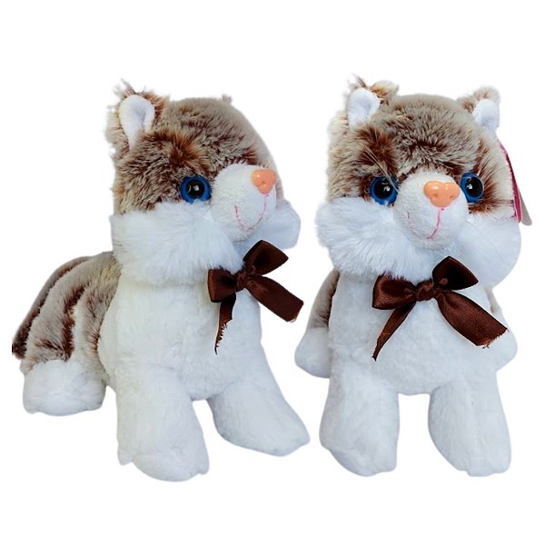 Gato De Pelúcia Com Som Gatinho Que Mia 22cm - Sunn Toys