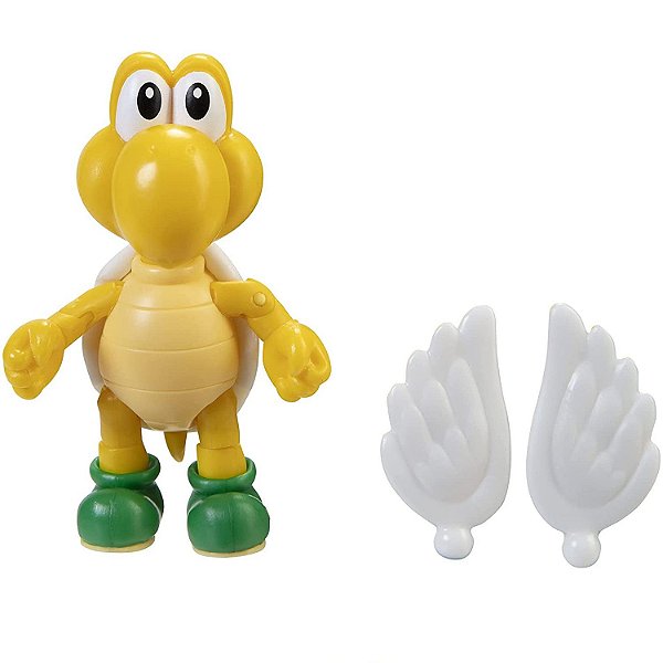 Super Mario Boneco Koopa Paratroopa Articulado - Candide