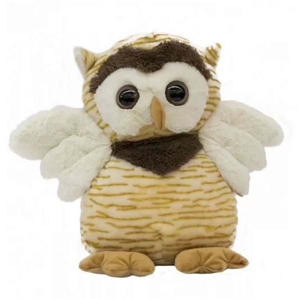 Coruja De Pelúcia 35cm Caramelo - Fofy Toys