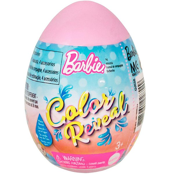 Barbie Color Reveal Pets Ovo Surpresa - Mattel