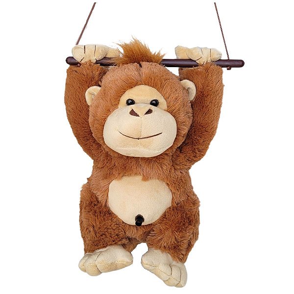 Macaco De Pelúcia Que Assobia Assovia Interativo Com Som