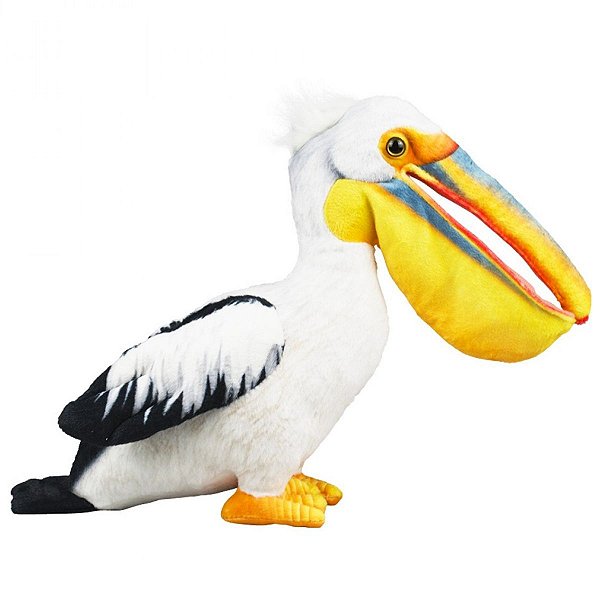 Pelicano de Pelúcia Ave Realista - Fofy Toys