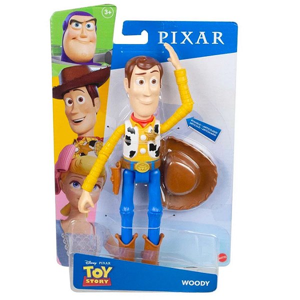 Boneco Woody Articulado Toy Story - Mattel Gdp65