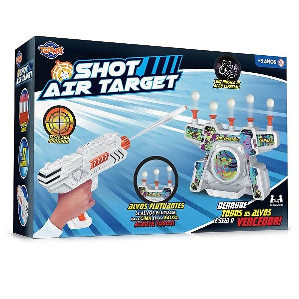 Lançador De Dardos Shot Air Target Com Alvos Moveis - Toyng