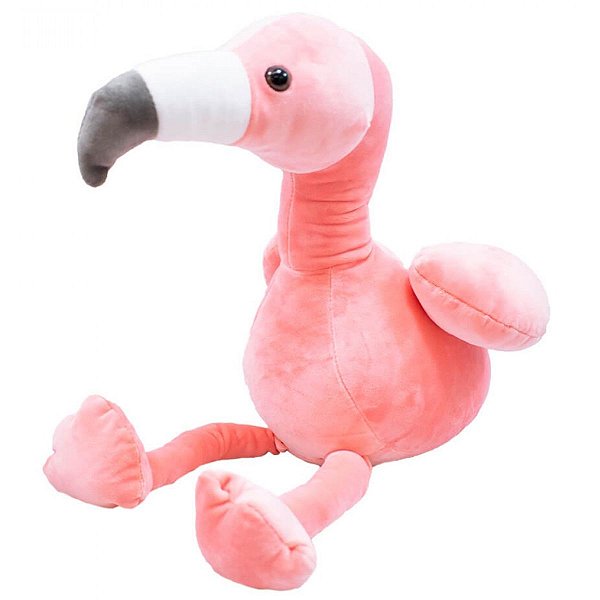Flamingo Rosa de Pelúcia 44cm Plush Macio