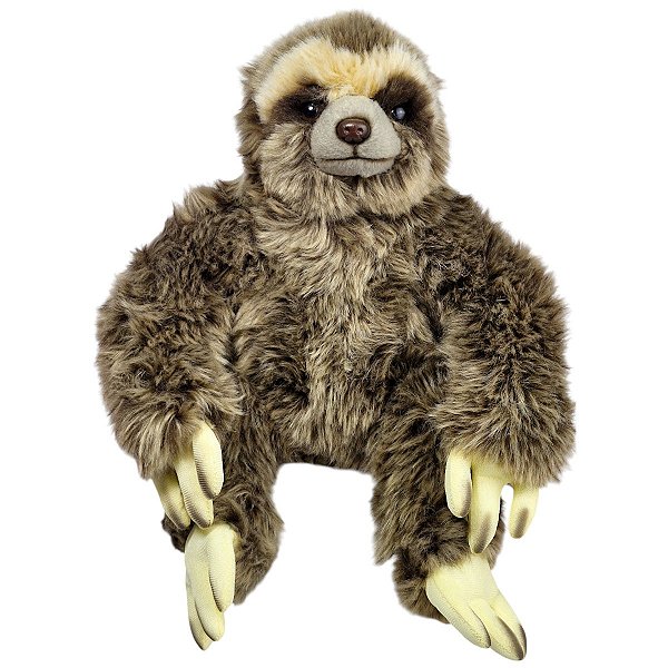 Bicho Preguiça De Pelúcia Realista Safári - BBr Toys