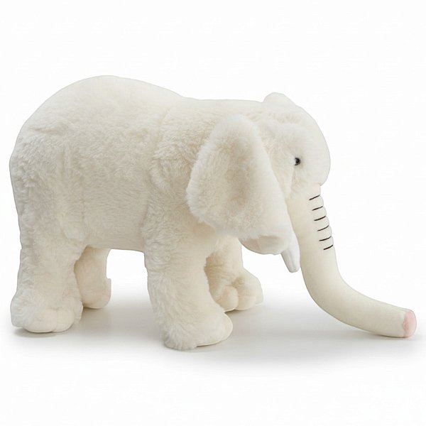 Mamute Pelúcia Realista Elefante 35cm Elefanta Manny Jumbo