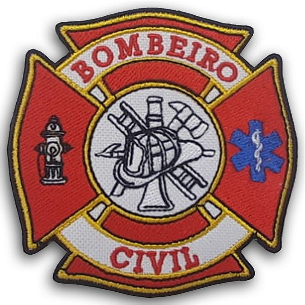 BORDADO BRASÃO BOMBEIRO CIVIL MB
