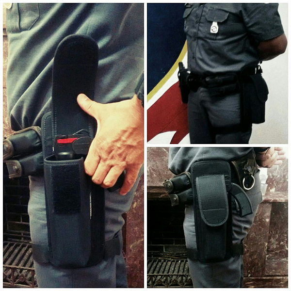 BORNAL PARA GÁS ANTI-TUMULTO PRETO