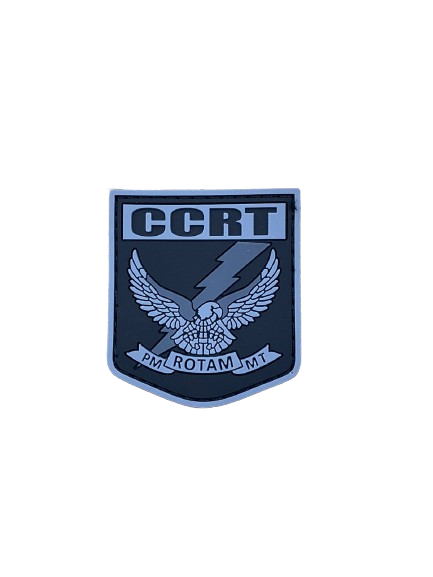 BRASÃO CCRT PM ROTAM NEGATIVO