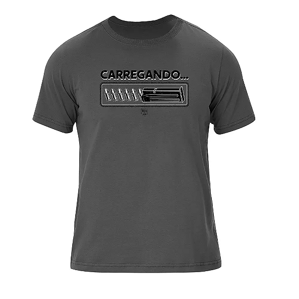 CAMISETA BR FORCE CARREGANDO CINZA