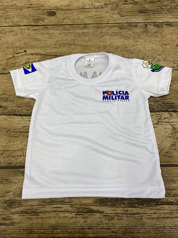 CAMISETA BRANCA PMMT INFANTIL