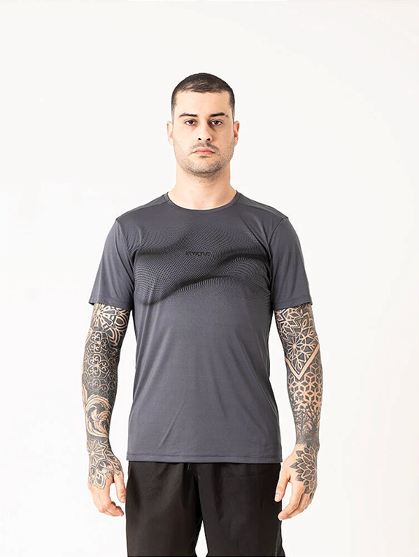 CAMISETA INVICTUS ACTION WAVE GRAFITE