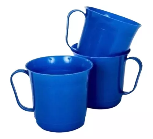 CANECO PLÁSTICO AZUL 300ML