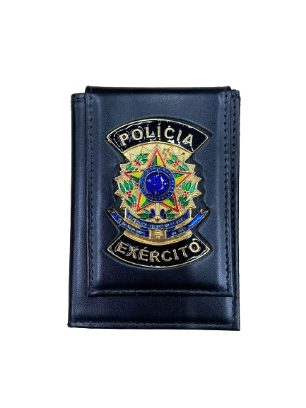 CARTEIRA DE COURO POLICIA EXERCITO