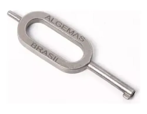 CHAVE DE ALGEMA BRASIL PADRÃO MAIOR INOX
