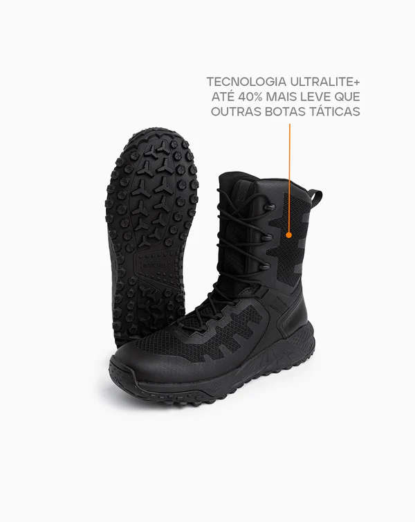 BOTA INVICTUS ARION 8 - PRETO