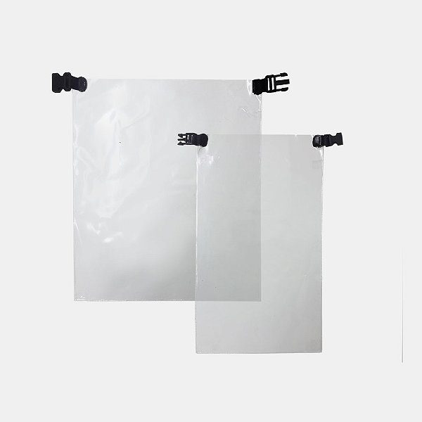 SACO ESTANQUE TRANSPARENTE 22x38