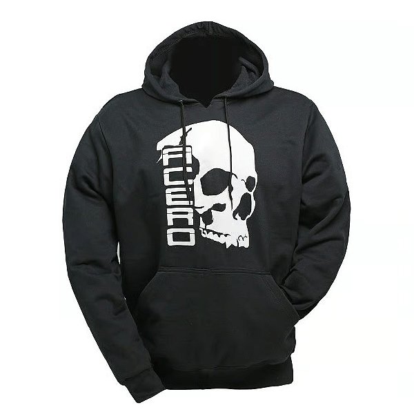 MOLETOM CAVEIRA ACERO - PRETO