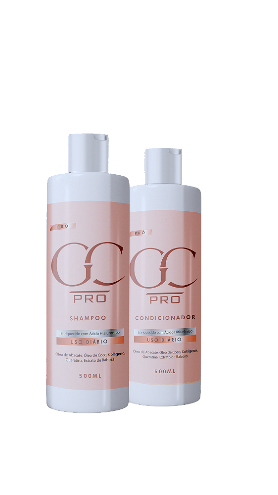KIT Shampoo 500ml + Condicionador 500ml - Uso Diário