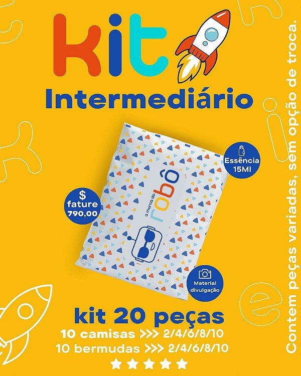 KIT INTERMEDIÁRIO 20 PEÇAS