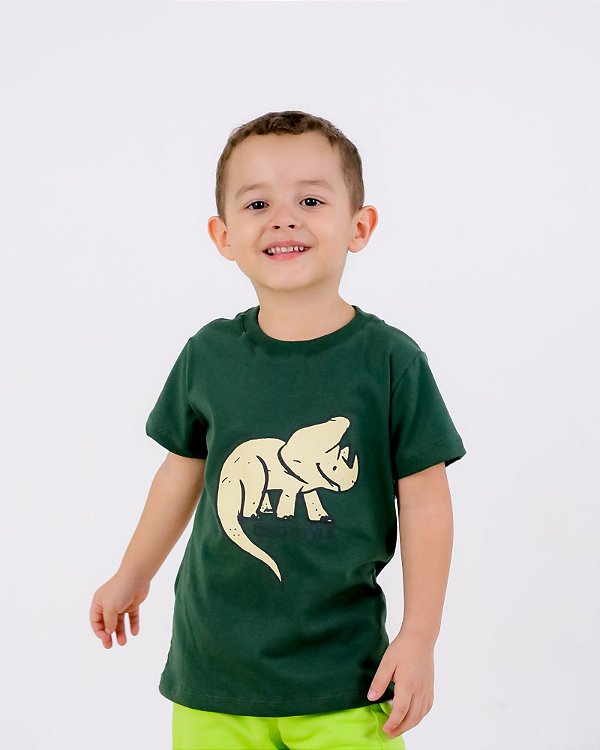 CAMISETA ESTAMPADA INFANTIL MASCULINO - DINO STYLE