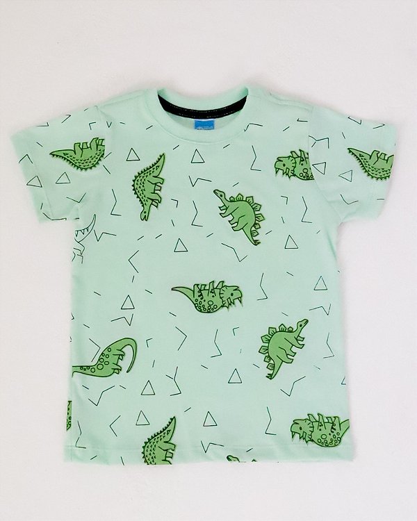 CAMISETA ESTAMPADA INFANTIL MASCULINO - JURASSIC FUN