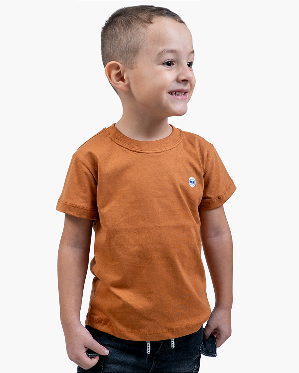 CAMISETA BÁSICA INFANTIL MASCULINO - MARMELADA.