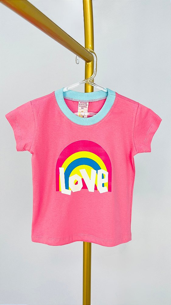 T-SHIRT ARCO IRIS LOVE