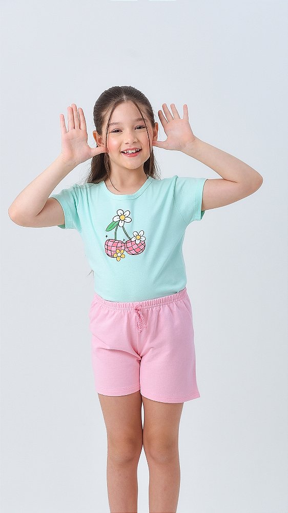 CONJUNTO BASICO TEEN - CEREJA⭐
