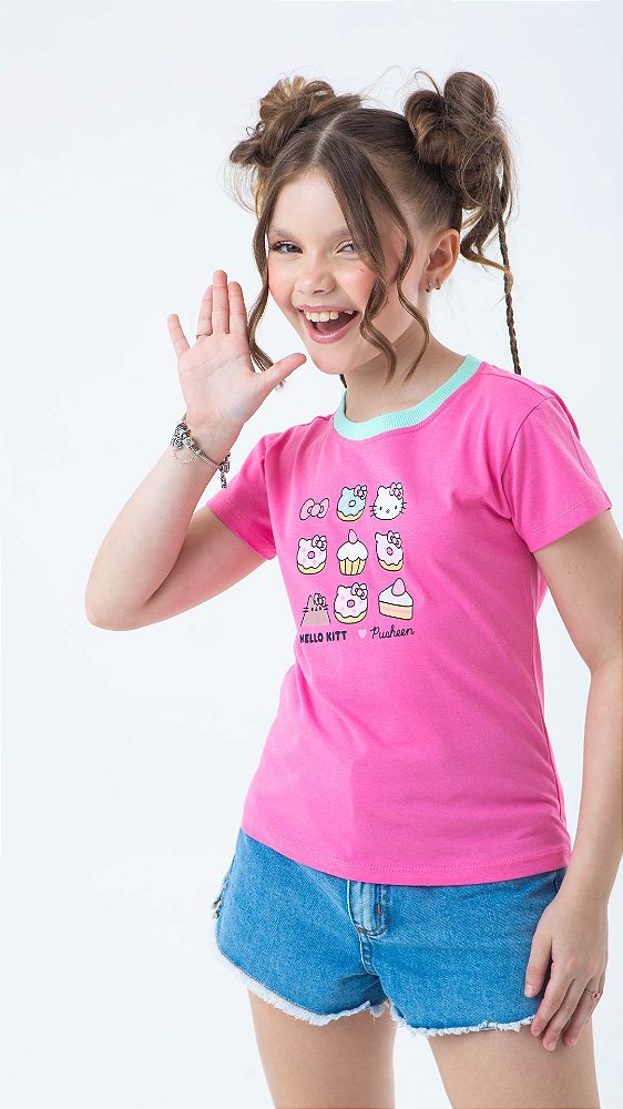 T-SHIRT TEEN - HELLO KITTY