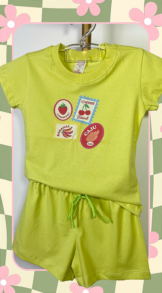 CONJUNTO ALGODÃO FRUTAS