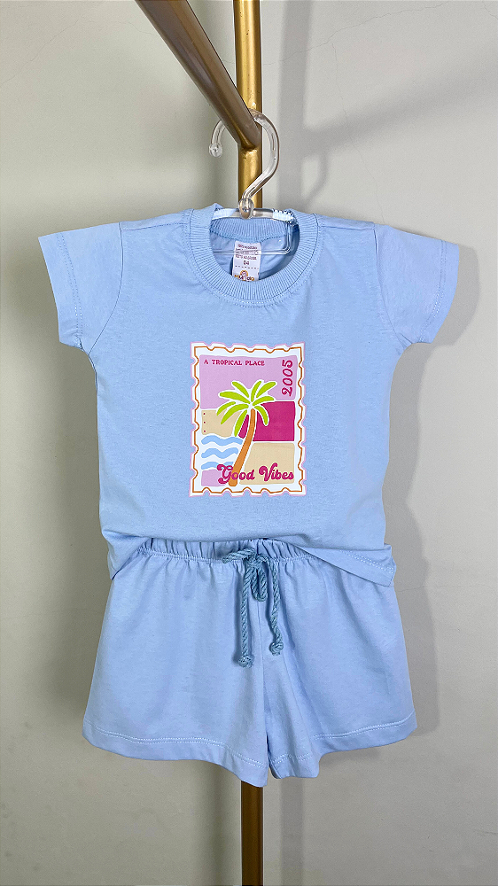 CONJUNTO ALGODÃO TEEN - GOOD VIBES