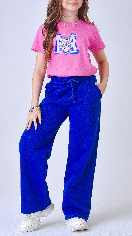 CALÇA WIDE LEG TEEN