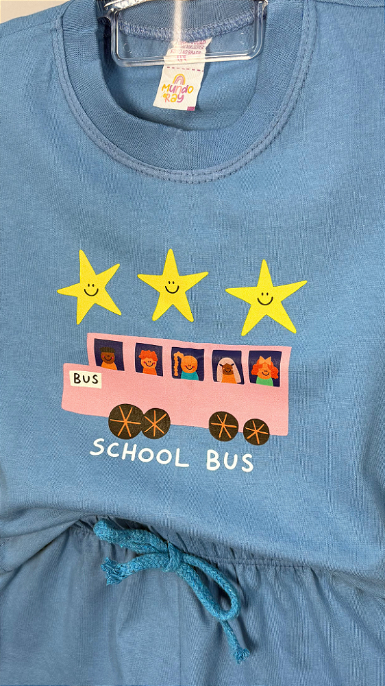 CONJUNTO BASICO TEEN - ONIBUS