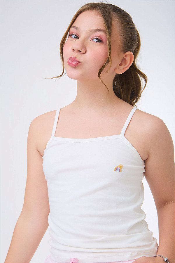 CAMISETA TEEN - ALÇA COTTON