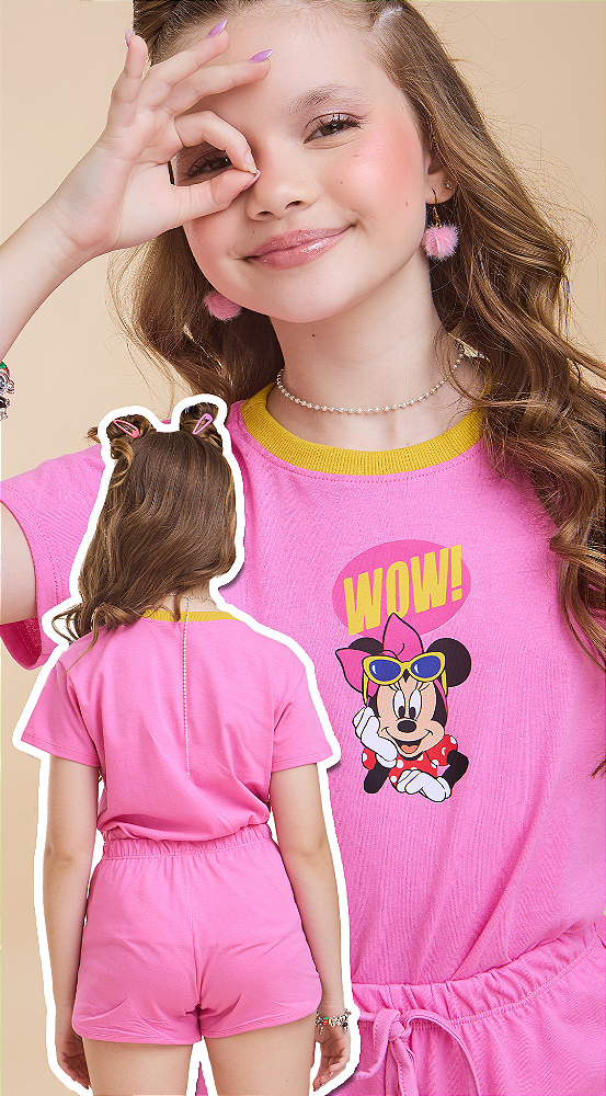 CONJUNTO CANDY TEEN - MINNIE WOW