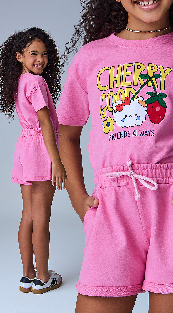 CONJUNTO MOLETINHO TEEN - CHERRY GOOD