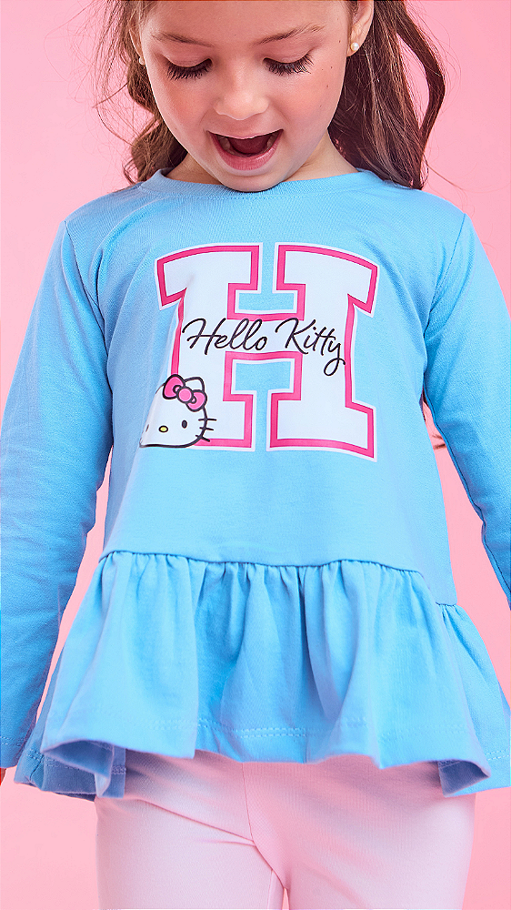 BLUSA MANGA LONGA TEEN - HELLO KITTY