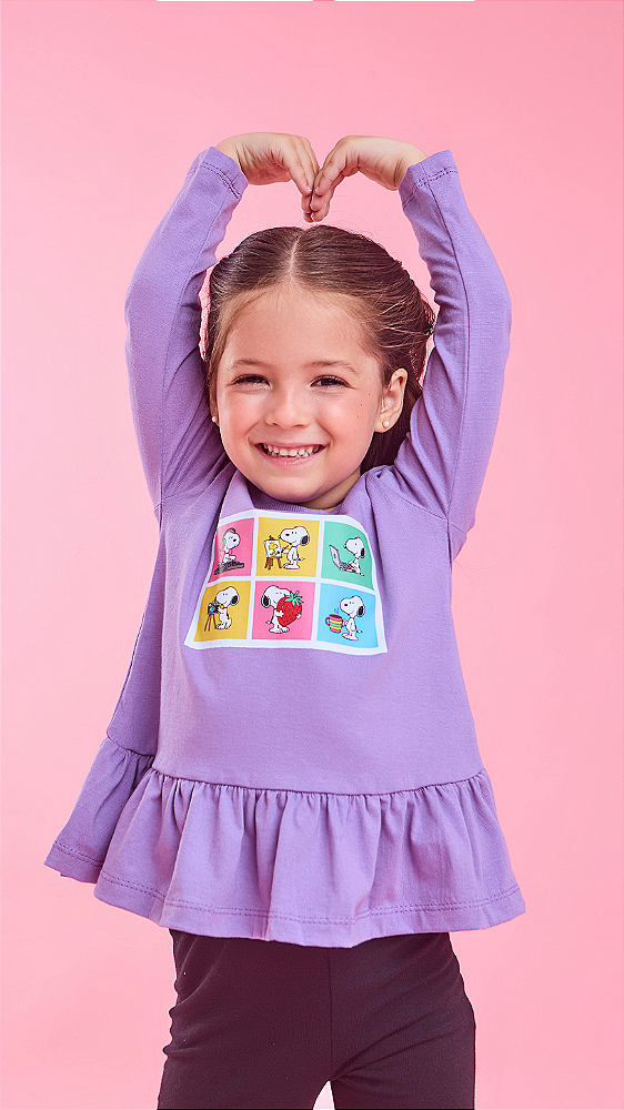 BLUSA MANGA LONGA TEEN - SNOOPY