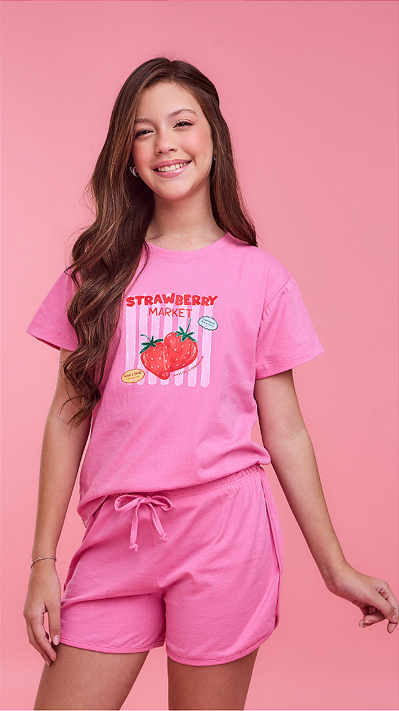 CONJUNTO CANDY TEEN - STRAWBERRY