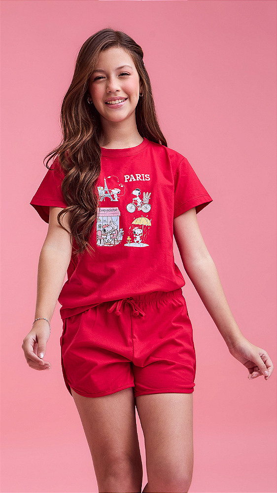 CONJUNTO CANDY TEEN - SNOOPY