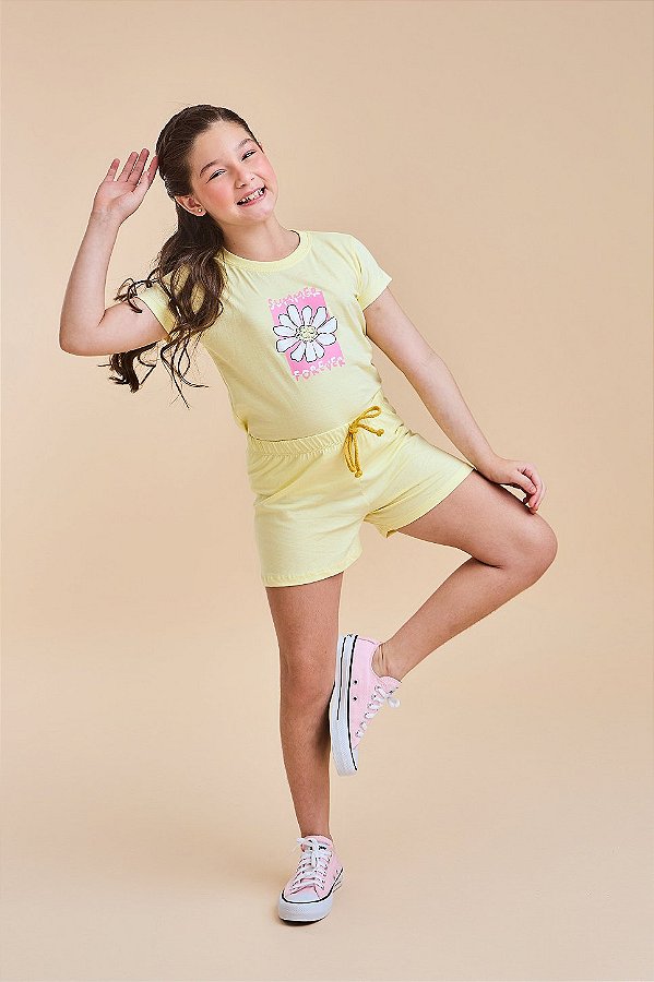 CONJUNTO BASICO TEEN - FLOR FOREVER