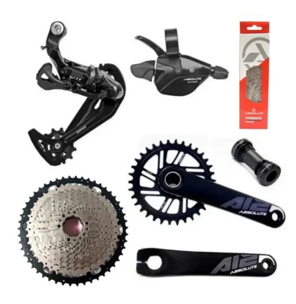 KIT TRANSMISSÃO ABSOLUTE 12V COMPLETO MTB 1X12V