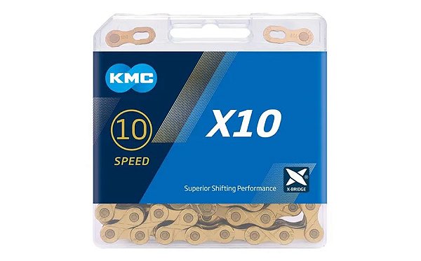 CORRENTE KMC X10 10V 116 LINKS TIT/DOUR