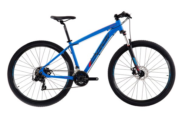 BICICLETA OGGI 29 HACKER SPORT 21V AZUL / VERMELHO / PRETO