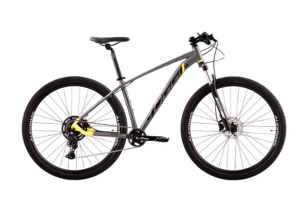 BICICLETA OGGI 29 BW 7.0 CUES 9V GRAFITE / PRETO/ AMARELO /2024