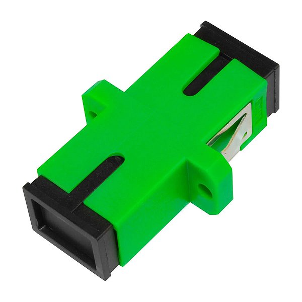 Aclopador Passante Emenda Fibra SC/APC (Verde)